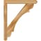 Ekena Millwork Olympic Craftsman Rough Sawn Bracket, Western Red Cedar, 4"W x 38"D x 46"H BKT04X38X46OLY04RWR - alternate 4